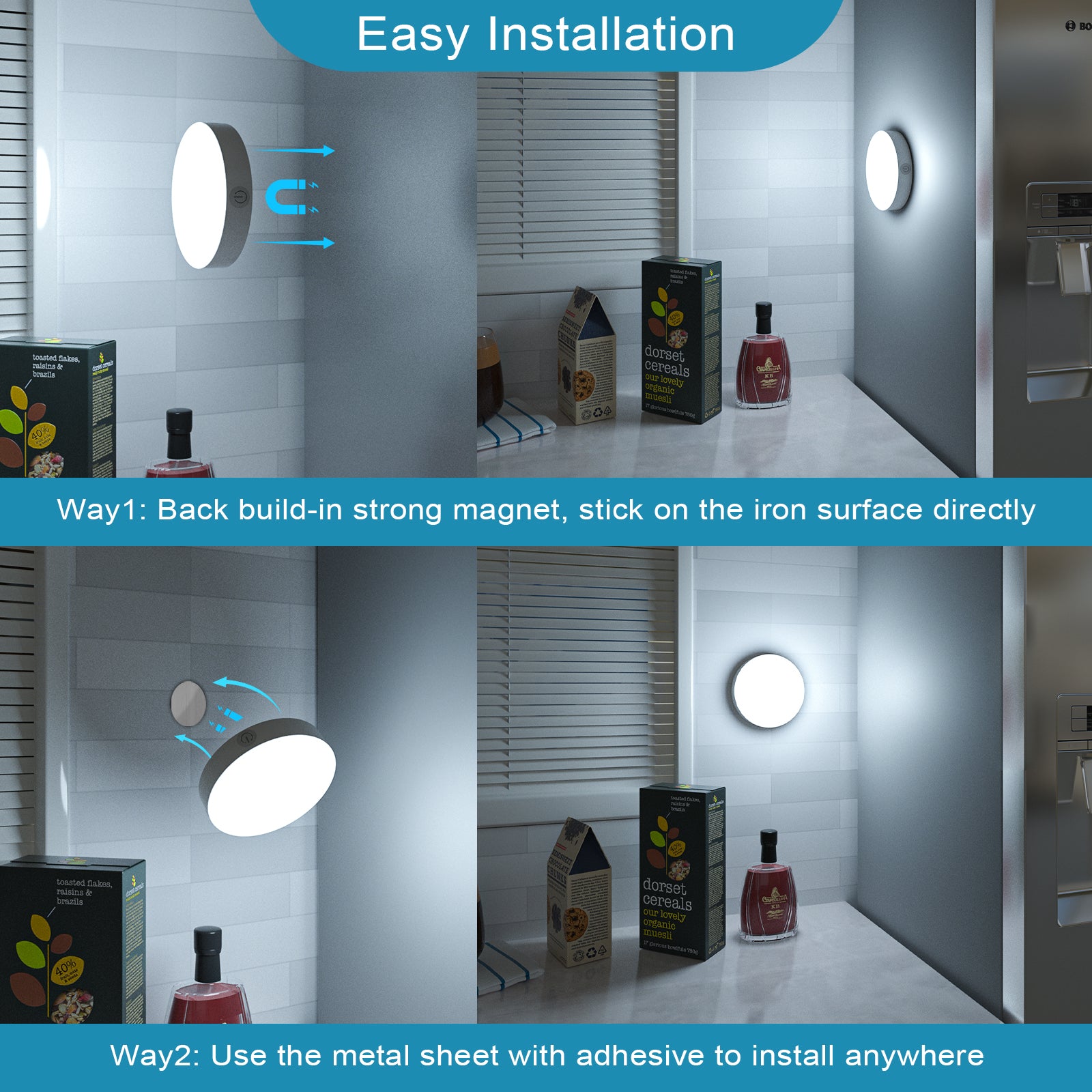 Round tap LED Night Light