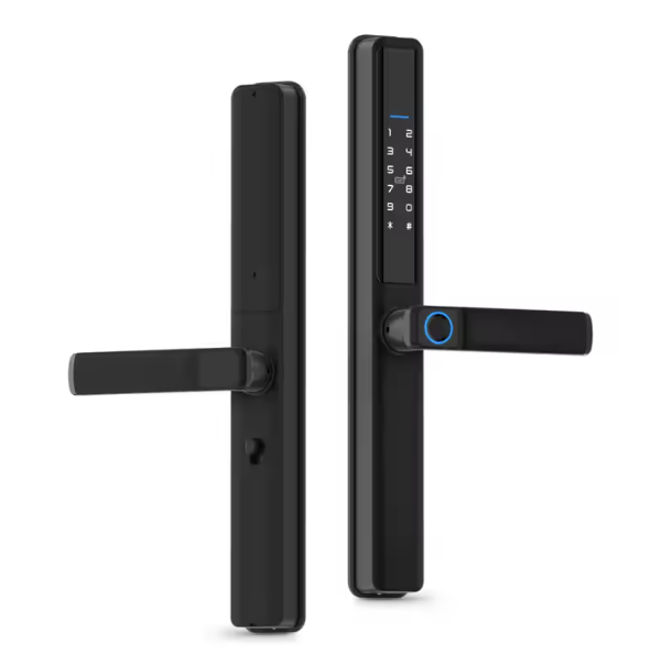 Remote Fingerprint Single Side Waterproof Smart Door Lock with Wi-Fi