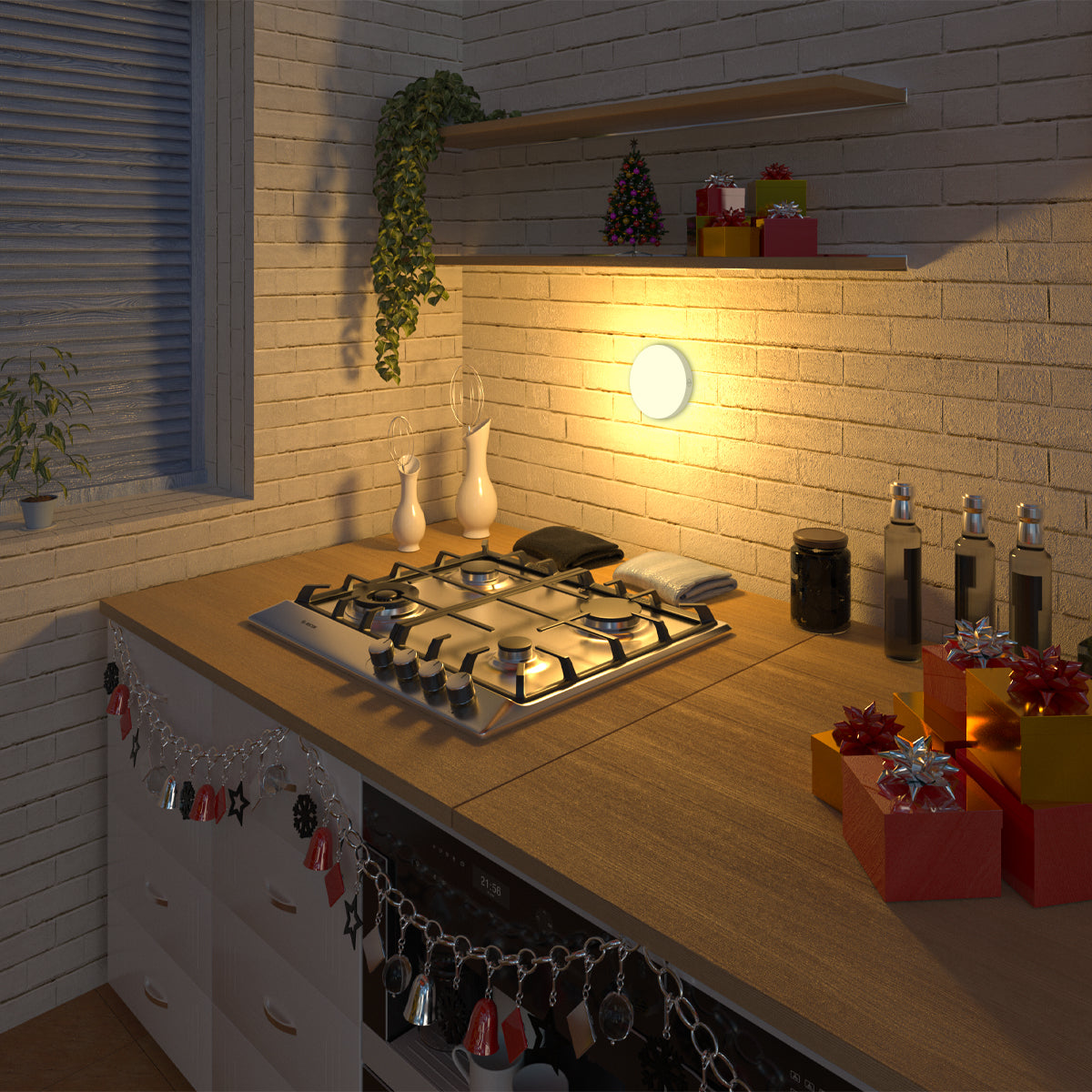 Round tap LED Night Light