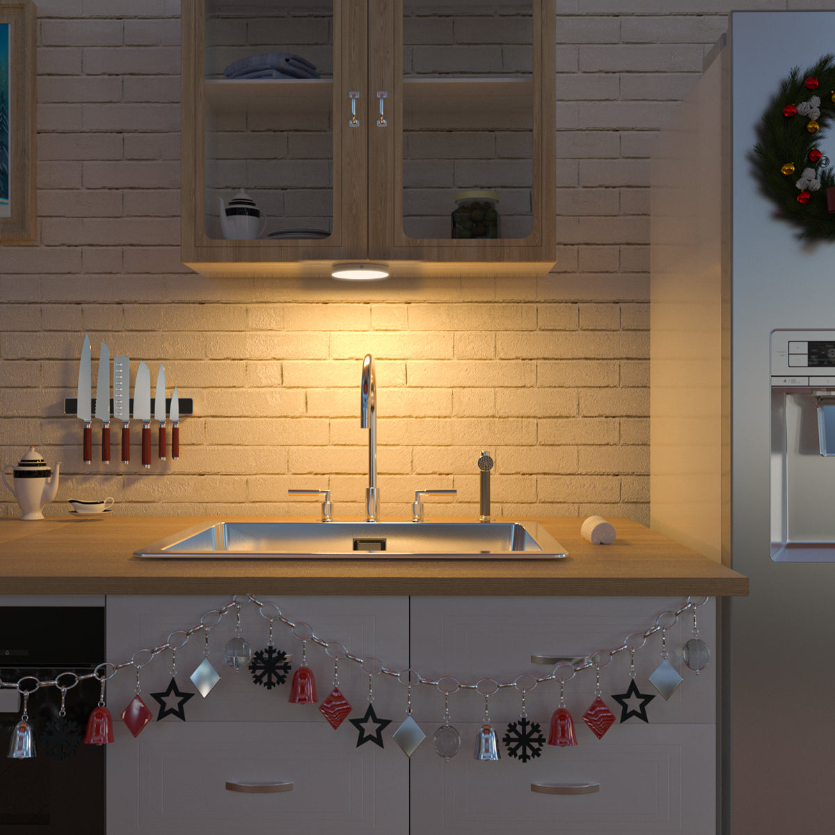 Round tap LED Night Light