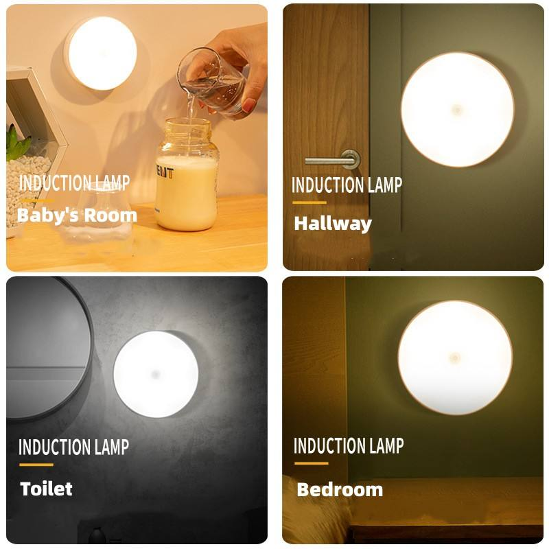 Rechargeable Motion Sensor LED Bowl Night Lamp