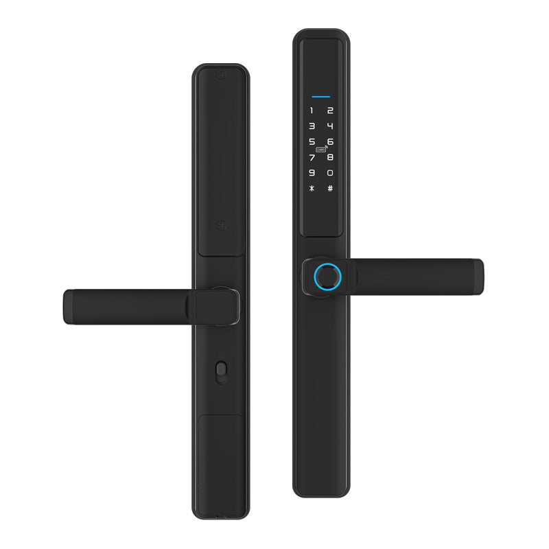 Remote Fingerprint Single Side Waterproof Smart Door Lock with Wi-Fi