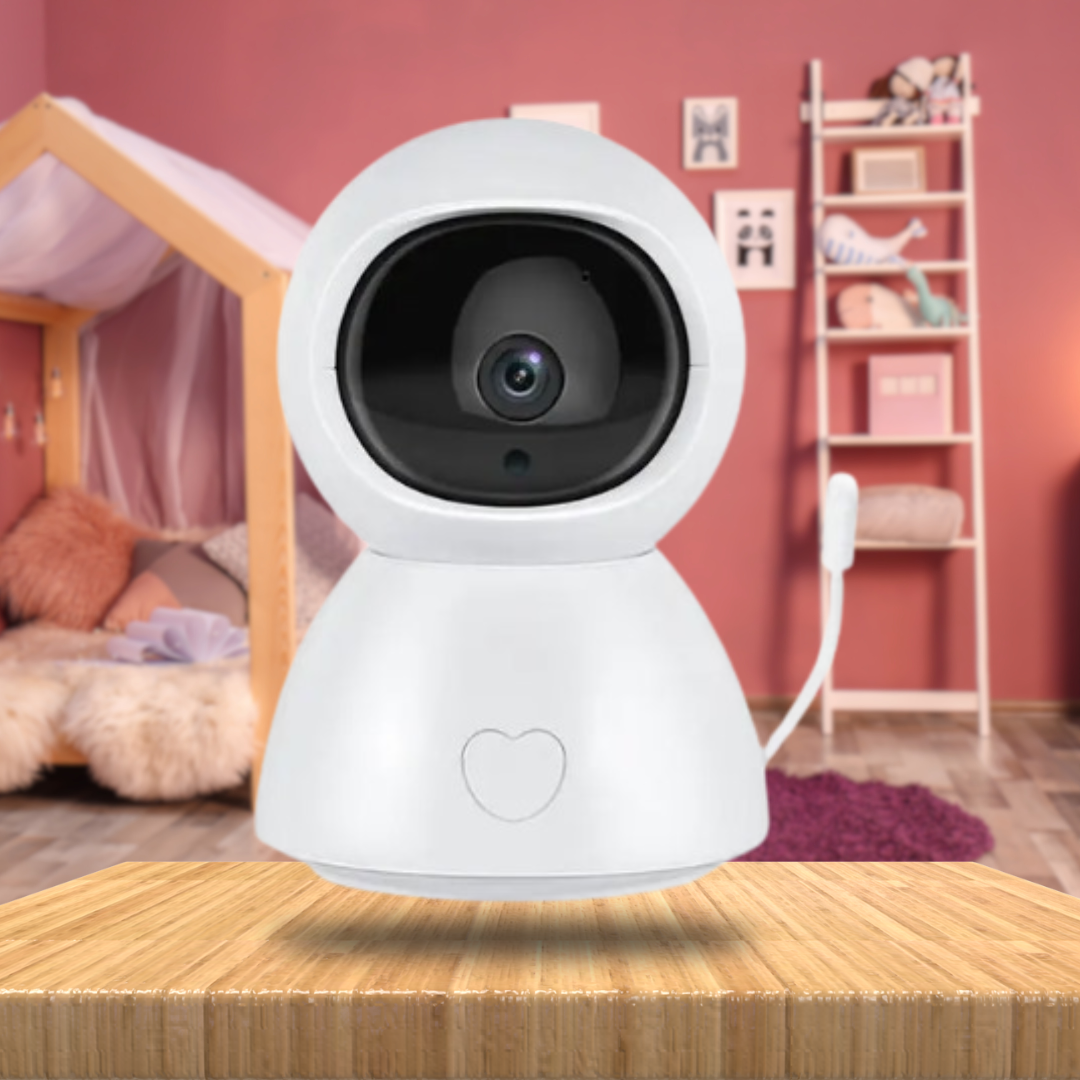 Smart 2.0MP Nanny Cam Baby Monitor with PTZ, Temperature and Humidity Sensor & Lullabies