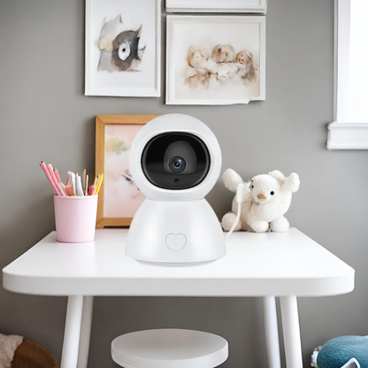 Smart 2.0MP Nanny Cam Baby Monitor with PTZ, Temperature and Humidity Sensor & Lullabies