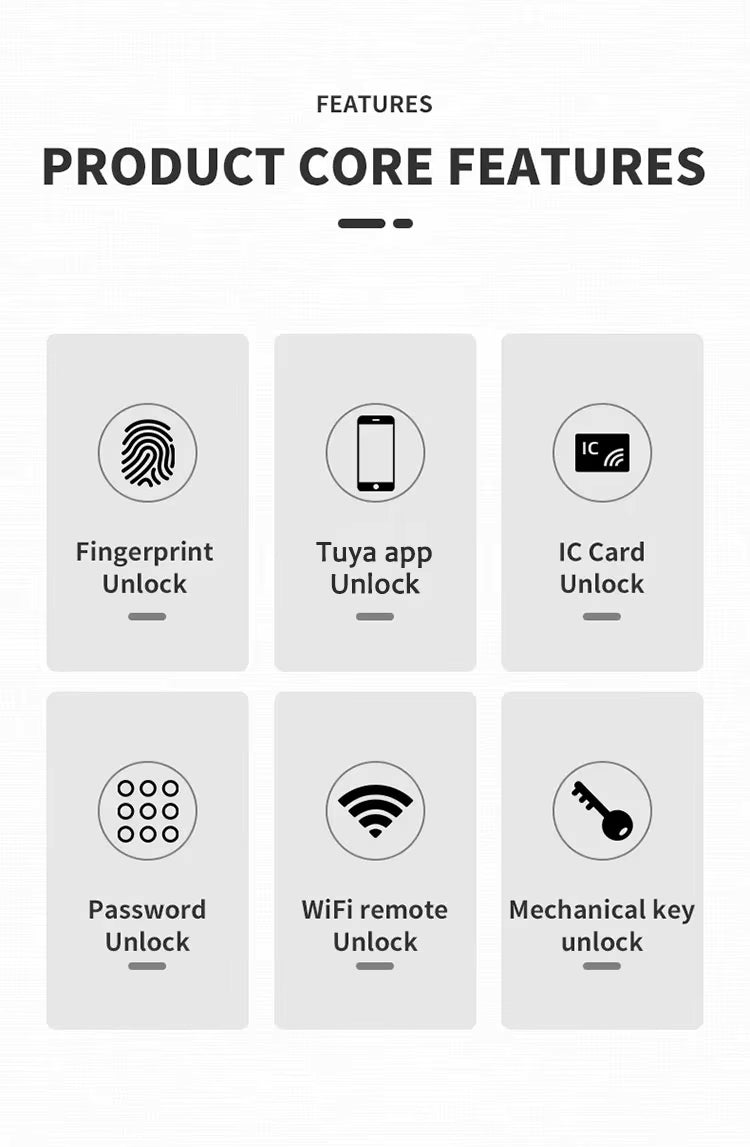 Biometric Smart Fingerprint Door lock Z17-ty