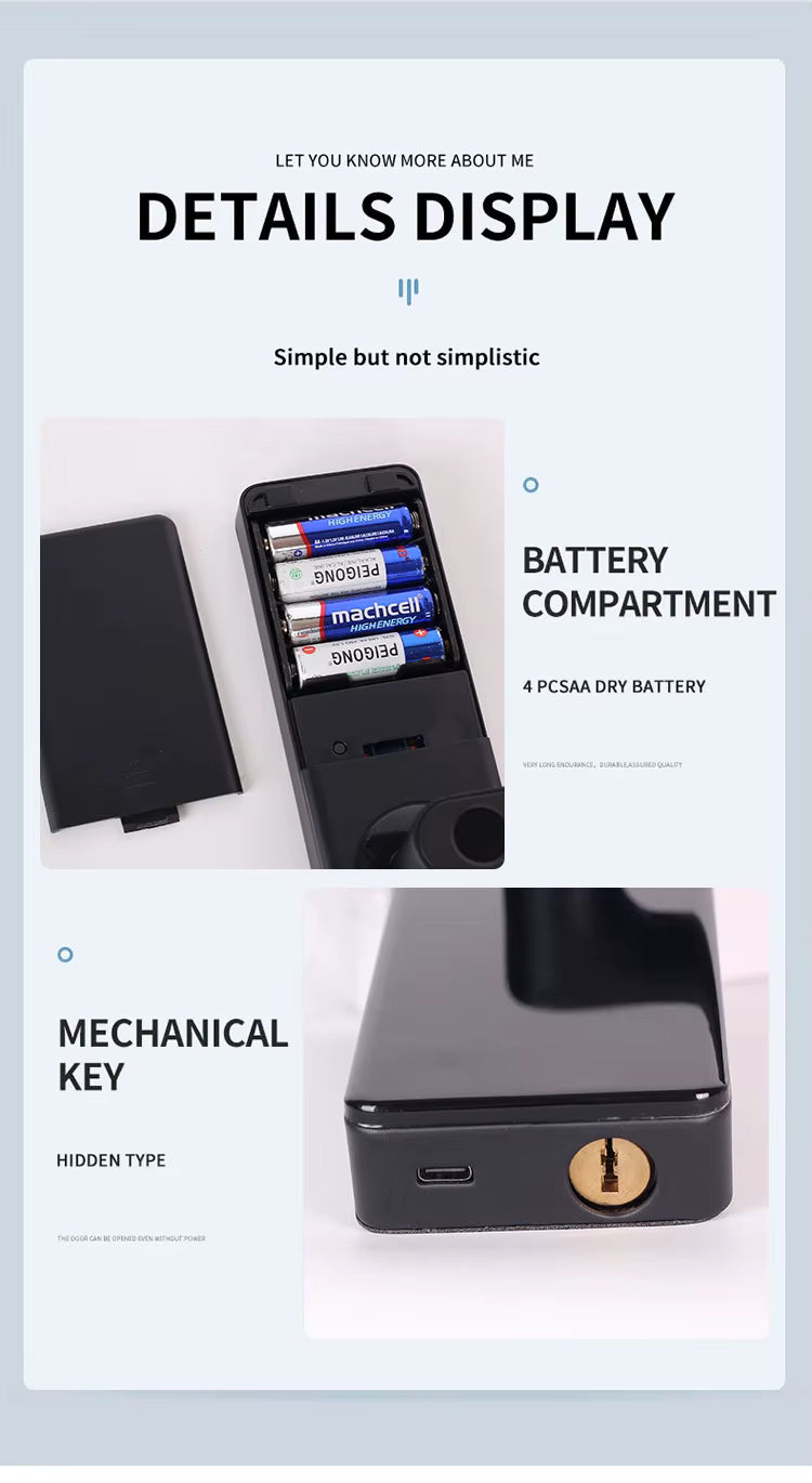 Biometric Smart Fingerprint Door lock Z17-ty