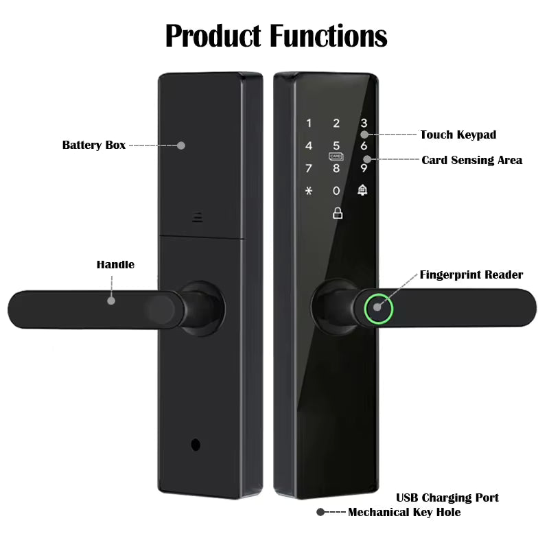 Biometric Smart Fingerprint Door lock Z17-ty