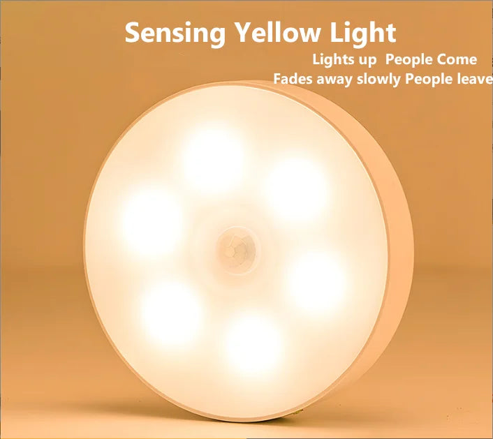 Rechargeable Motion Sensor LED Bowl Night Lamp