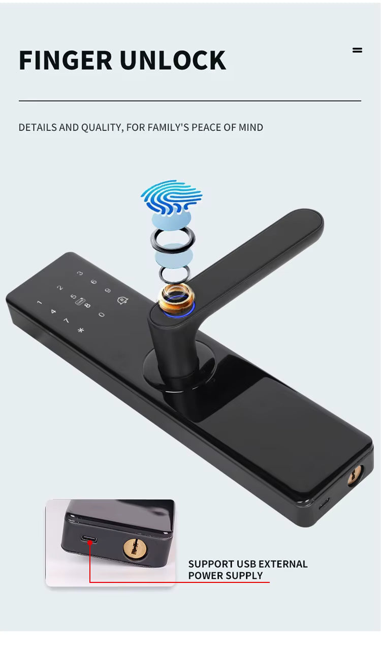 Biometric Smart Fingerprint Door lock Z17-ty