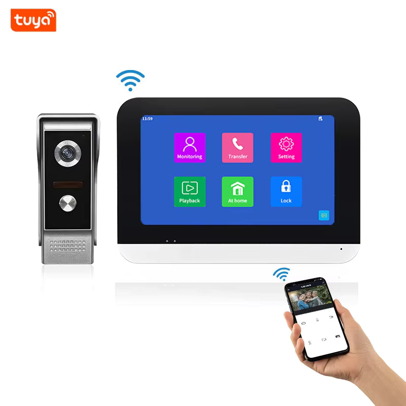 Motion Detection 1080P 2.0mp Smart Video Doorbell With Wi-Fi