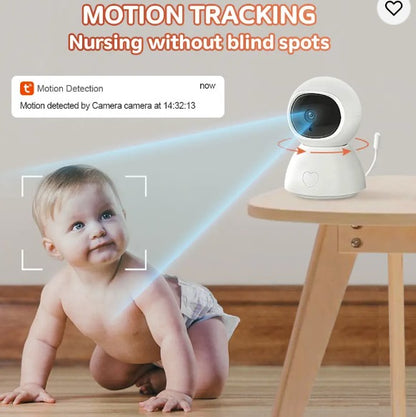 Smart 2.0MP Nanny Cam Baby Monitor with PTZ, Temperature and Humidity Sensor & Lullabies