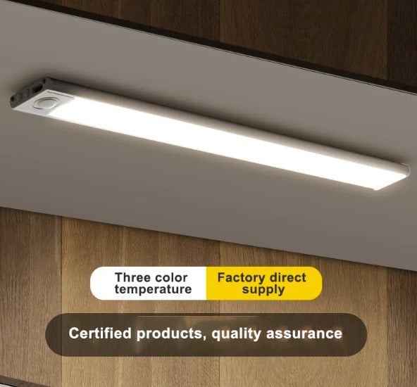 Induction LED Bar Light, 60cm LED Light Bar, Motion Sensor LED Light, Under-Cabinet LED Light, Energy-Efficient LED Bar, Smart LED Lighting, Induction Light Bar 60cm, LED Light with Motion Detection, Automatic LED Bar Light, LED Strip for Closets