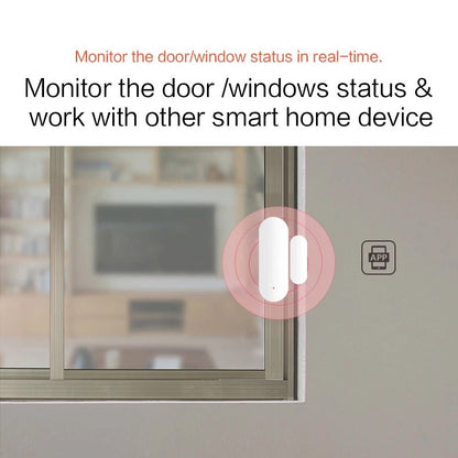 Smart Wi-Fi Door/Window Sensor with App Notification Alert, works with Alexa & Google Assistant