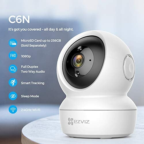 Ezviz C6N Wi-Fi Home Security Smart Camera 360˚ with Motion Tracking