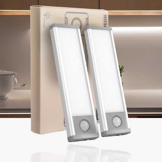 Rechargeable Intelligent Indoor Induction Motion Sensor LED Under Cabinet light with magnetic bracket