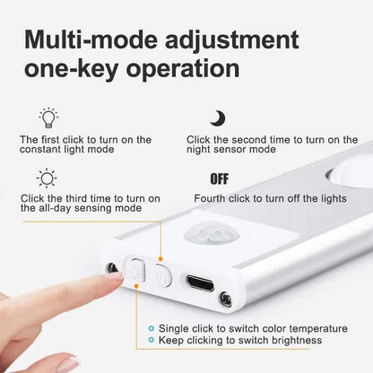 Induction LED Bar Light, 60cm LED Light Bar, Motion Sensor LED Light, Under-Cabinet LED Light, Energy-Efficient LED Bar, Smart LED Lighting, Induction Light Bar 60cm, LED Light with Motion Detection, Automatic LED Bar Light, LED Strip for Closets