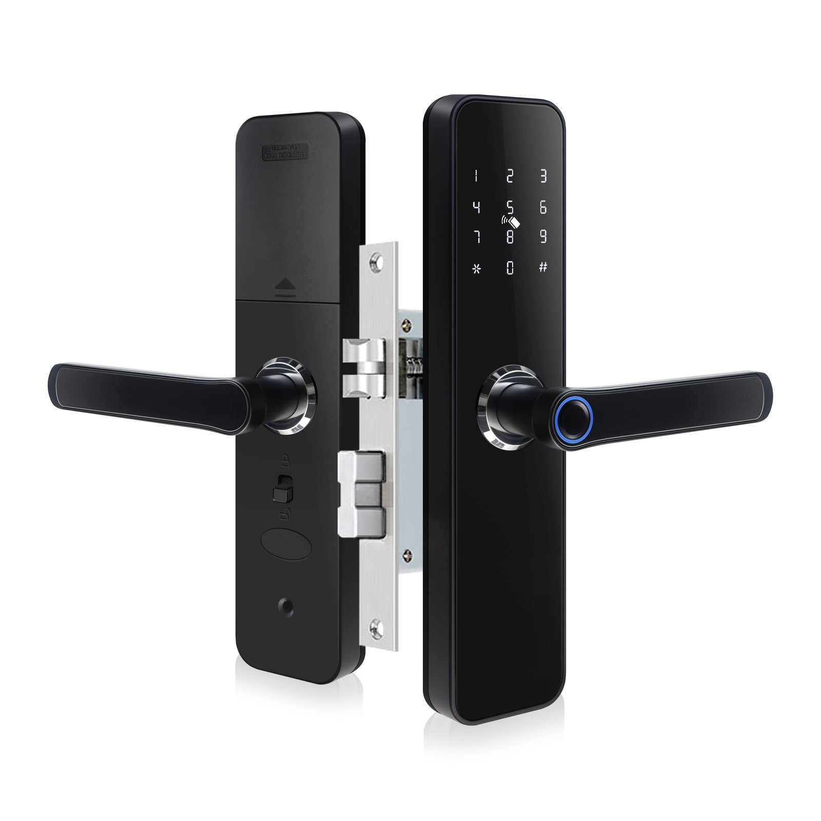 Tuya Smart WiFi Remote APP, Fingerprint, Password Door lock PST-HR07