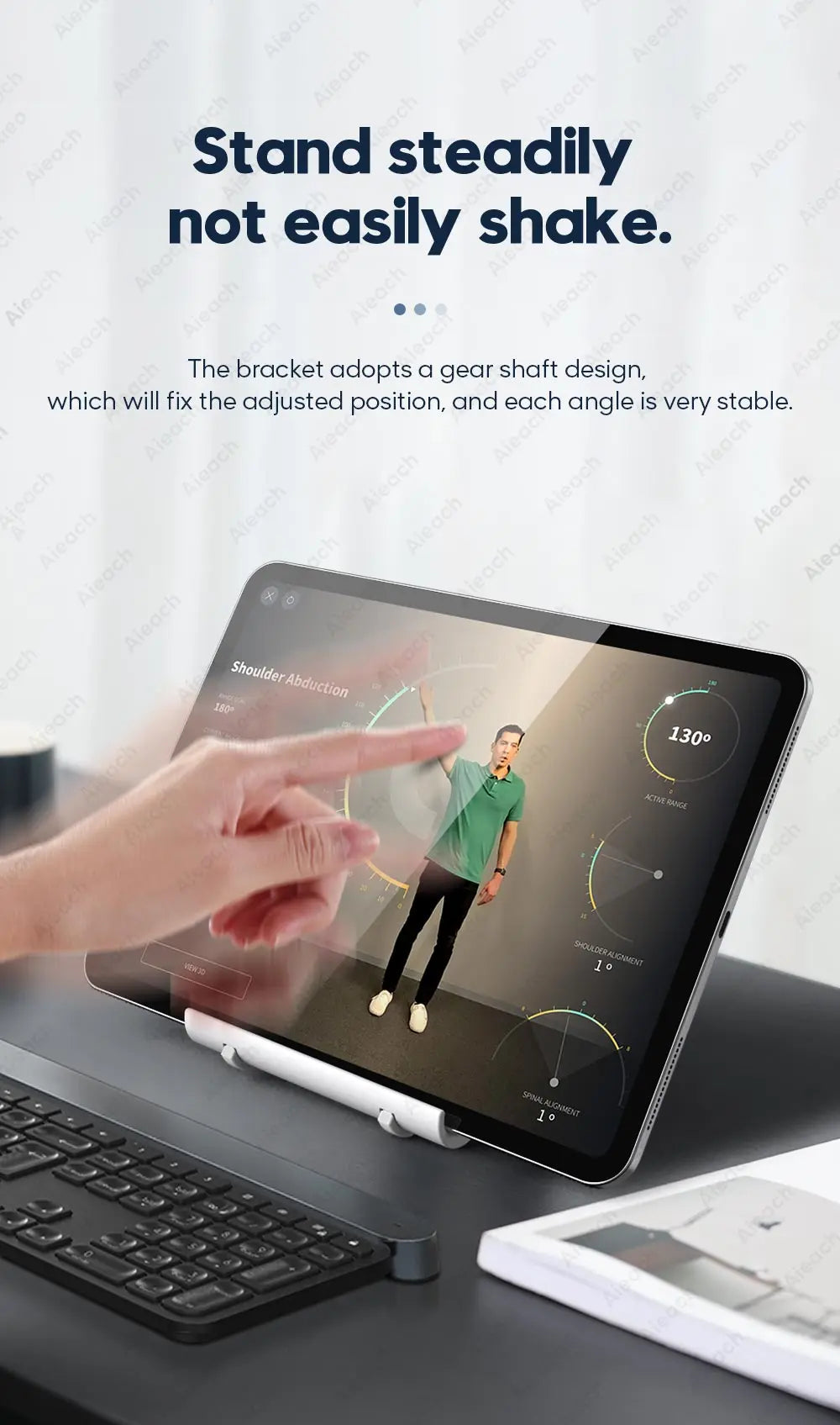 Tablet Phone Stand iPad Stand For iPad Pro iPhone Adjustable Desktop Tablet Support Phone Holder