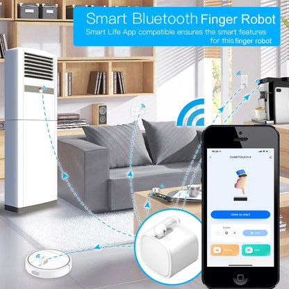 Finger Robot Smart Switch, Smart Home Automation, Tuya App Compatible Switch, Smart Switch for Home, Remote Control Smart Switch, Home Appliance Automation, IoT Finger Robot, Smart Switch with App Control, Home Device Management, Easy Install Smart Switch