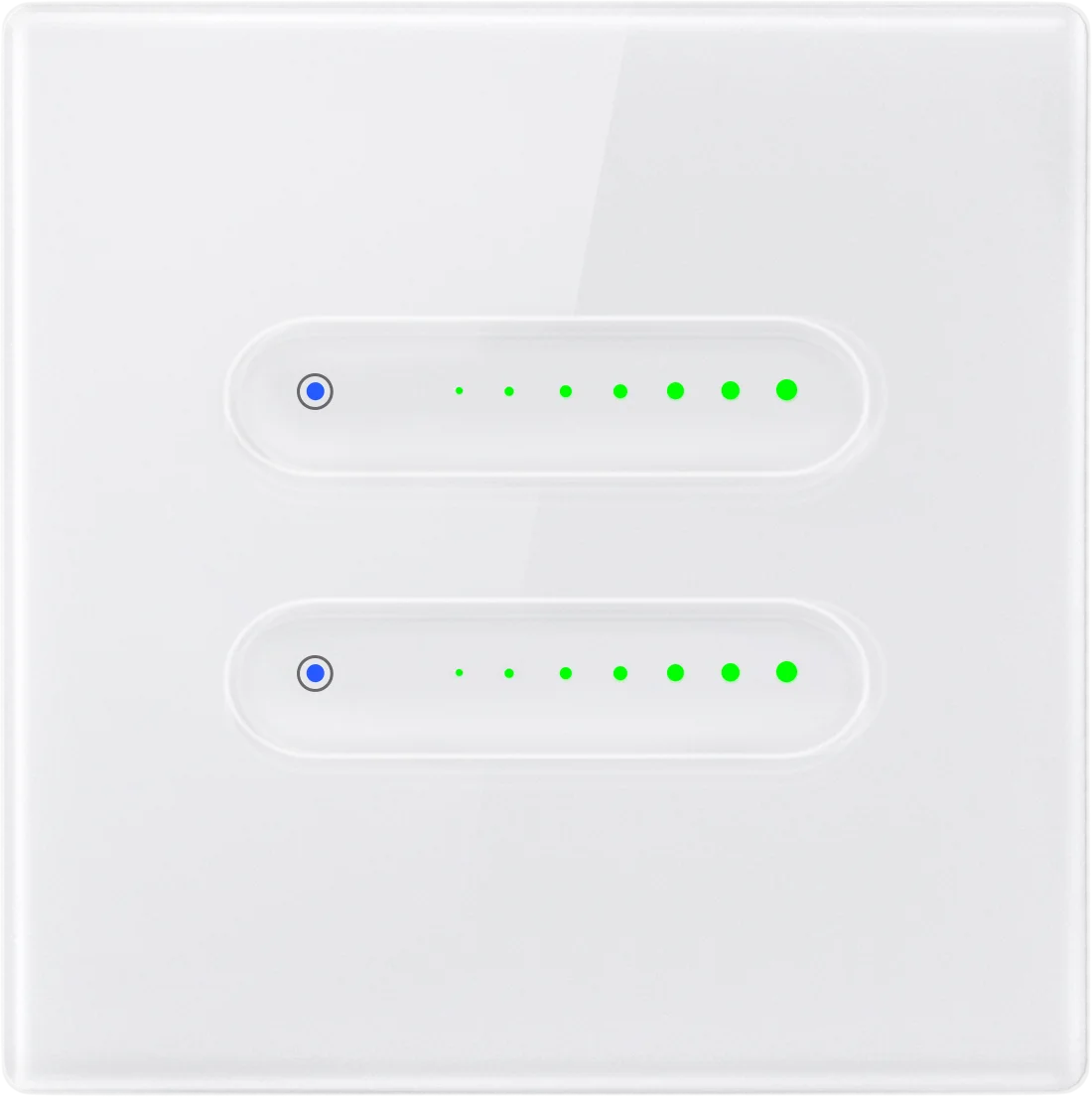 AVATTO WiFi Smart Dimmer Switch with Sliding Indicator Light,EU stand Groove Design,Smart Life APP Remote Control