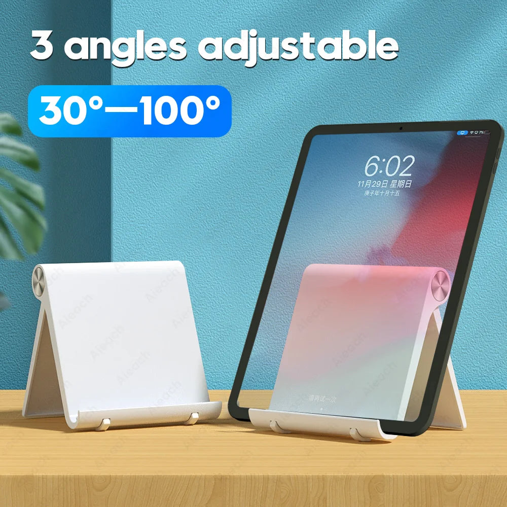 Tablet Phone Stand iPad Stand For iPad Pro iPhone Adjustable Desktop Tablet Support Phone Holder
