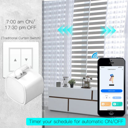 Finger Robot Smart Switch, Smart Home Automation, Tuya App Compatible Switch, Smart Switch for Home, Remote Control Smart Switch, Home Appliance Automation, IoT Finger Robot, Smart Switch with App Control, Home Device Management, Easy Install Smart Switch