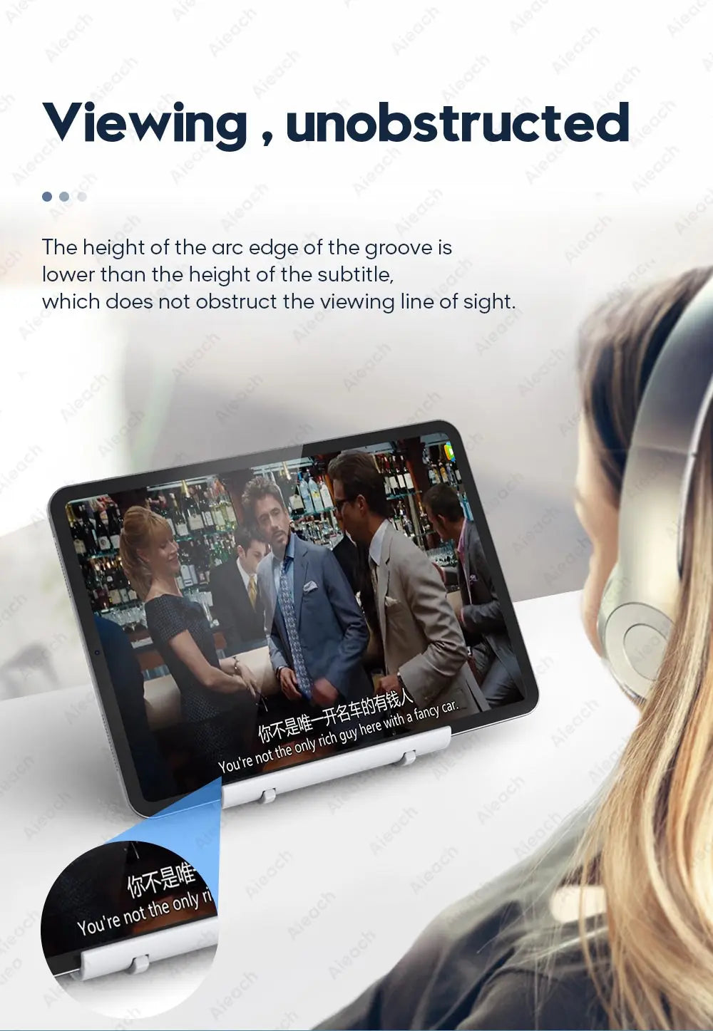 Tablet Phone Stand iPad Stand For iPad Pro iPhone Adjustable Desktop Tablet Support Phone Holder