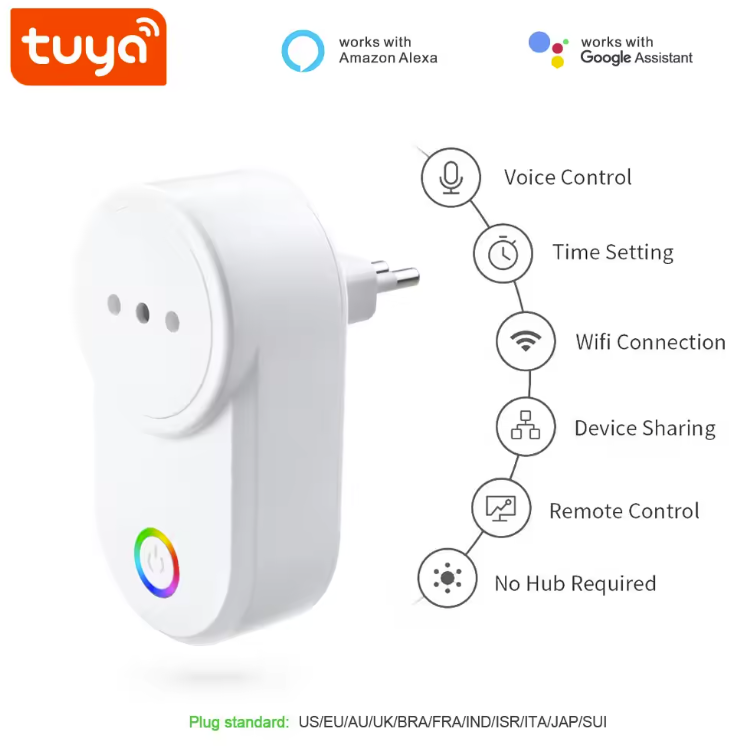 WiFi Smart Plug Socket with Metering
