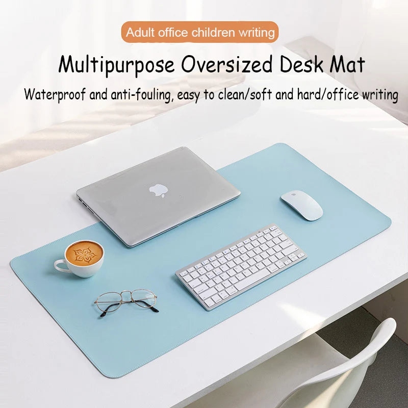 Large Size Office PU Leather Waterproof Desk Mat