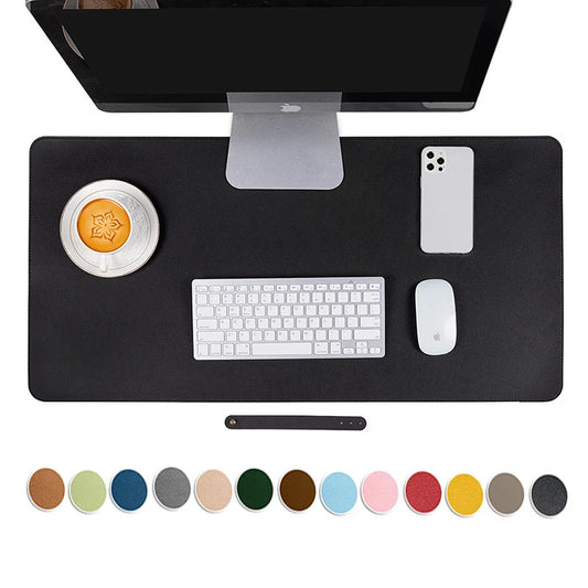 Large Size Office PU Leather Waterproof Desk Mat