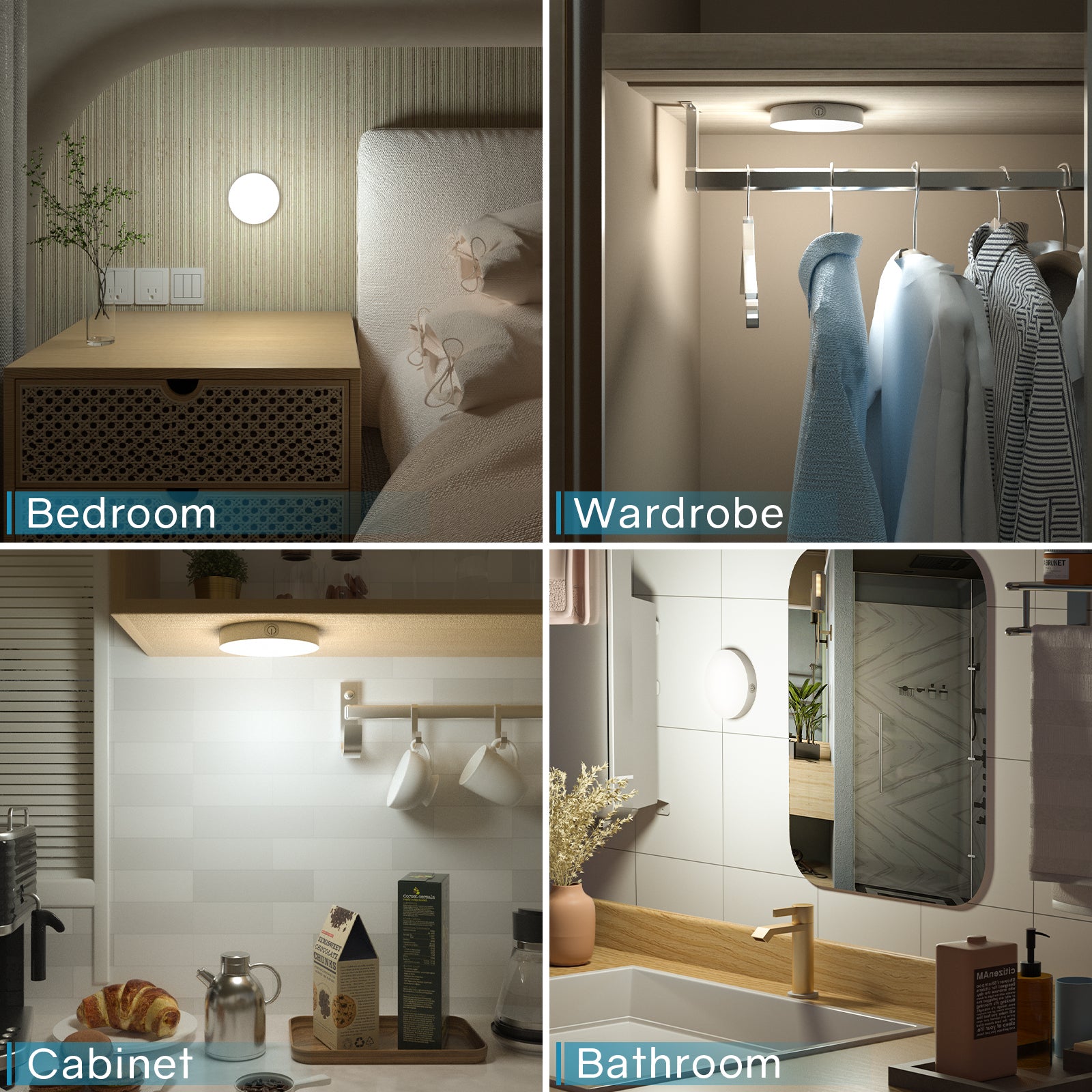 Round tap LED Night Light