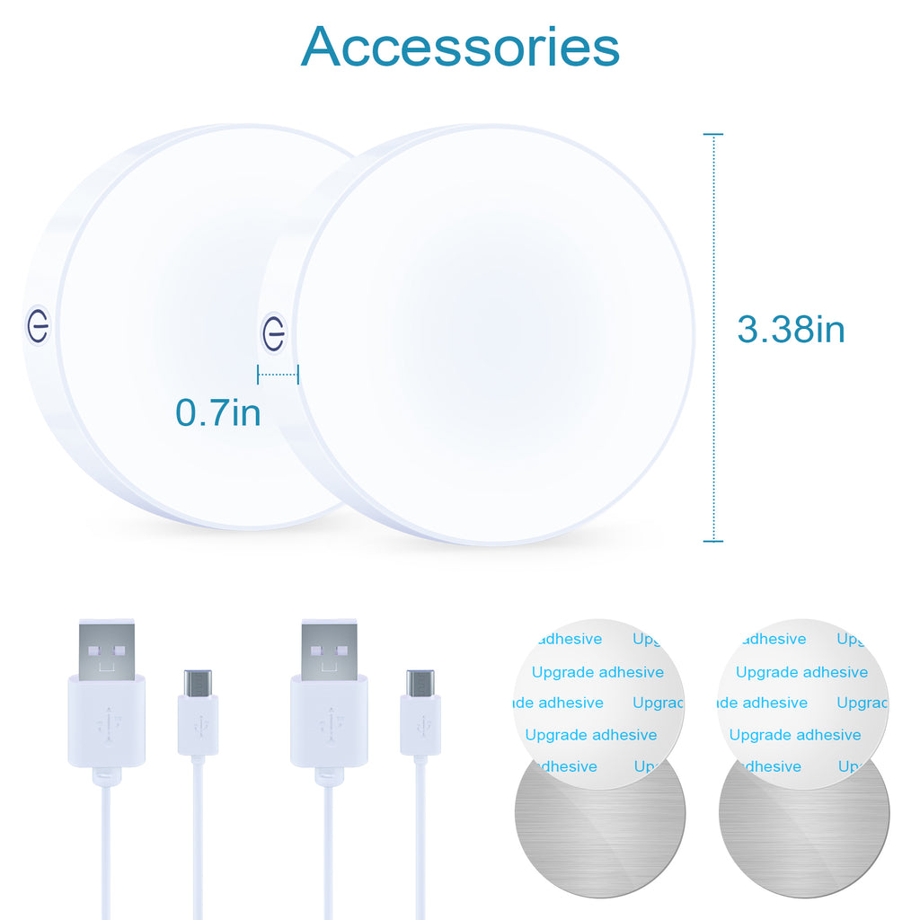 Round tap LED Night Light