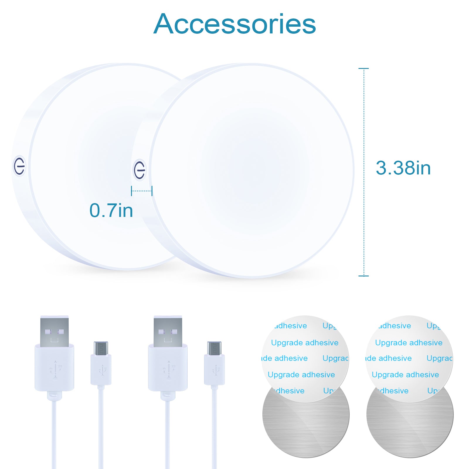 Round tap LED Night Light