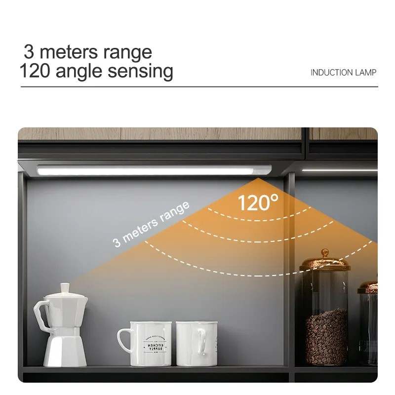 Rechargeable Induction LED Bar Light 60cm